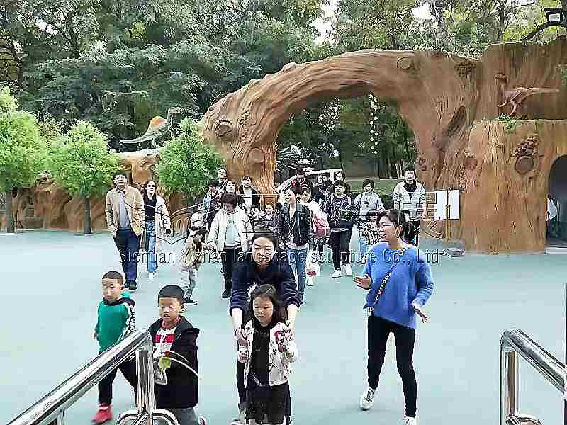 陽萬泉公園恐龍科普館項目的規劃設計和建造施工